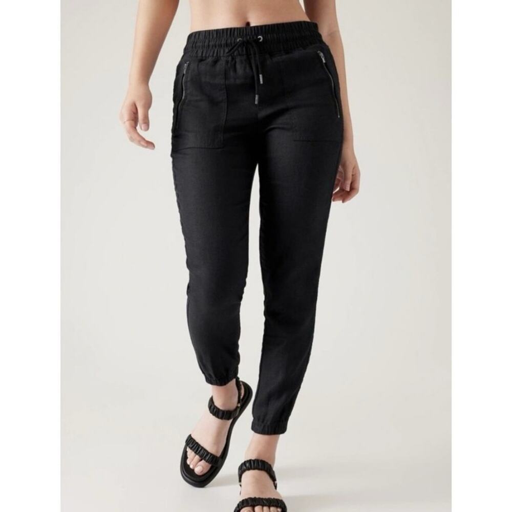 Athleta Cabo Linen Joggers